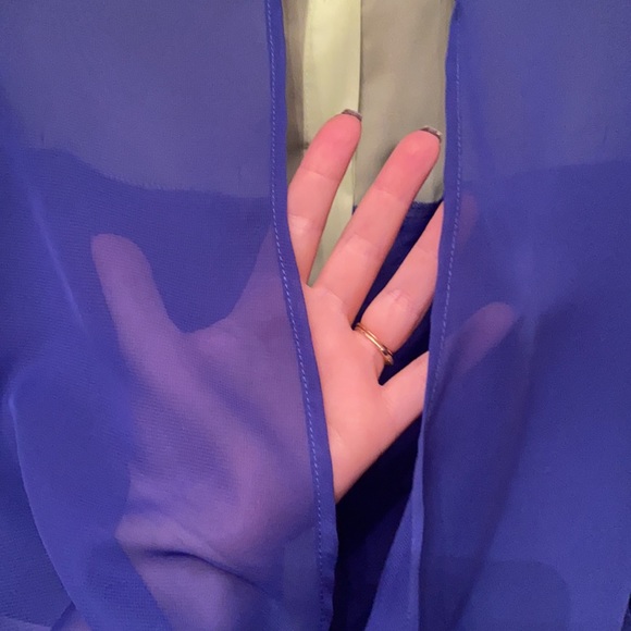 Vibrant Material Girl blouse size XS - Picture 4 of 4